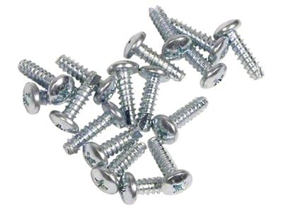 CA Trunk Panel Screws; 17-Pieces (56-60 Corvette C1)