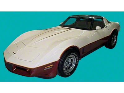 CA 1981-1982 Corvette Two Tone Paint Stripe Kit - Gray