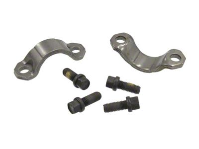 CA 1980-1996 Corvette U-Joint Strap Kit - Small with Bolts