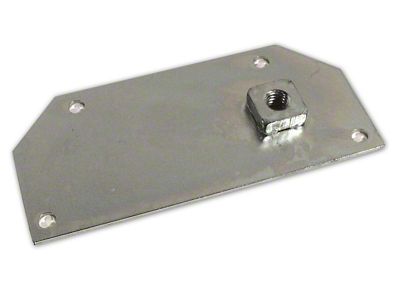 CA Underbody Seat Hold-down Plate; Driver Side; Front (61-62 Corvette C1)