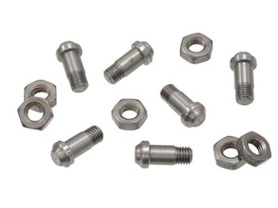 CA 1963-1982 Corvette Upper Ball Joint Rivet Set - Includes Nuts and Washers