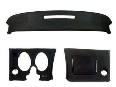 CA Upper and Lower Dash Pad Set with A/C Cutout (1977 Corvette C3)