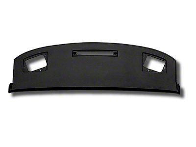 CA Upper Main Dash Pad; Black (84-85 Corvette C4)