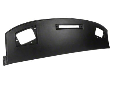 CA Upper Main Dash Pad; Black (86-89 Corvette C4)