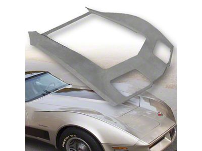 CA 1975-1982 Corvette Upper Surround Panel; Press Molded