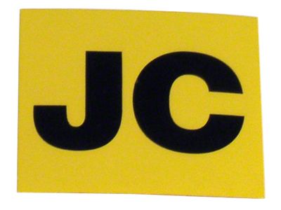 CA 1967 Corvette Valve Cover Decal; Engine Code-JC-L68 400HP 4 Speed