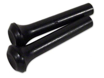 CA 1972-1977 Corvette Vent Outlet Black Knob. 2/pk