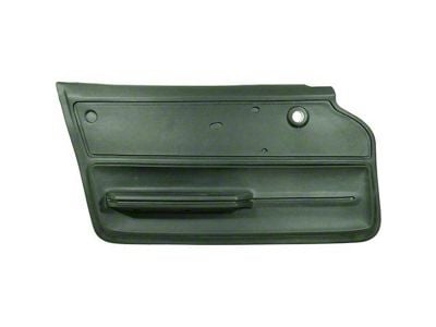 CA Vinyl Door Panel with Felt and Metal Support; Driver Side (65-66 Corvette C2 Coupe)