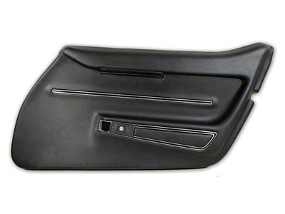 CA Vinyl Door Panel with Trim; Door Panel; Passenger Side (1968 Corvette C3)