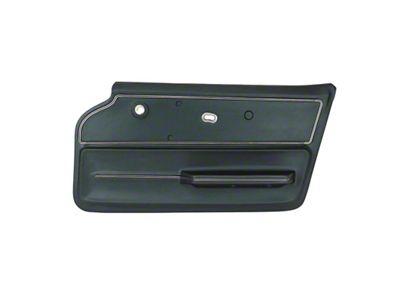 CA Vinyl Door Panel with Trim and Metal Support; Passenger Side (1967 Corvette C2 Convertible)