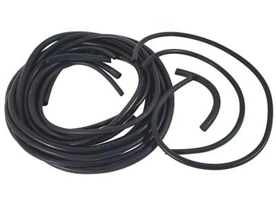 CA 1958-1961 Corvette Washer Hose Set. Ribbed Fuel Injection