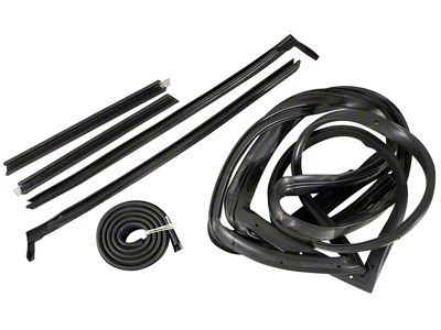 CA Weatherstrip Hard Top Kit; 6-Pieces (61-62 Corvette C1)