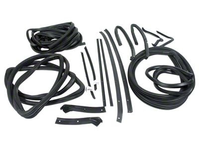 CA Weatherstrip Kit; 18-Pieces (1963 Corvette C2)