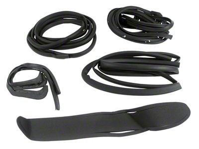 CA Weatherstrip Kit; 8-Pieces (61-62 Corvette C1)