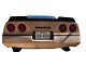 CA Wicker Bill Rear Spoiler; Gloss Hydro Carbon Fiber (84-90 Corvette C4)