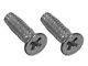 CA 1963-1967 Corvette Window Stop Screws. Upper Convertible