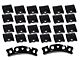 CA Windshield Molding Clip Set; 26-Piece (64-67 Corvette C2 Coupe)