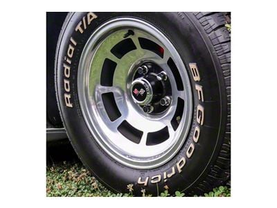 CA YJ8 Polished 4-Wheel Kit; 15x8 (76-79 Corvette C3)