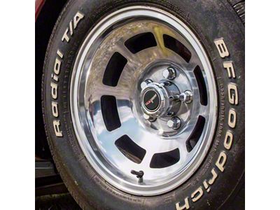 CA YJ8 Polished 4-Wheel Kit; 15x8 (80-82 Corvette C3)