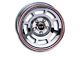 CA YJ8 Polished with Red Stripe 4-Wheel Kit; 15x8 (1978 Corvette C3)