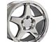 CA ZR1 Style Polished 4-Wheel Kit; 17x9.5; 56mm Offset (88-96 Corvette C4)