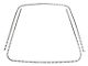 CA Corrugated Seat Wire Kit; 2-Pieces (1967 Corvette C2)