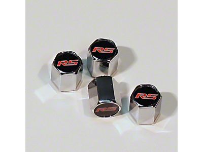 CA Valve Stem Caps with RS Logo (Universal; Some Adaptation May Be Required)