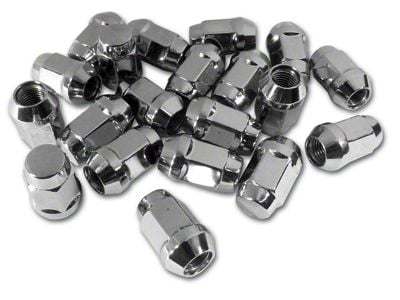 CA Chrome Lug Nuts; 12mm x 1.5; Set of 20 (84-96 Corvette C4)