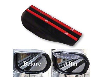 CA Side View Mirror Rain and Snow Shields (53-96 Corvette C1, C2, C3 & C4)