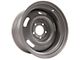 CA Rallye 4-Wheel Kit with Replacement Hubcaps and Stainless Steel Trim Rings; 15x8 (68-81 El Camino)