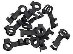 CA Inside Door Control Rod Clips; 10-Pieces (68-82 Corvette C3)