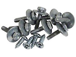 Grille Mounting Screws; 12-Pieces (71-73 Mustang)