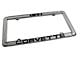 CA 1971 Corvette License Plate Frame; Chrome (Universal; Some Adaptation May Be Required)