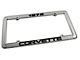 CA 1972 Corvette License Plate Frame; Chrome (Universal; Some Adaptation May Be Required)