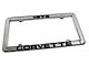 CA 1976 Corvette License Plate Frame; Chrome (Universal; Some Adaptation May Be Required)