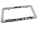 CA 1979 Corvette License Plate Frame; Chrome (Universal; Some Adaptation May Be Required)