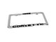 CA 1982 Corvette License Plate Frame; Chrome (Universal; Some Adaptation May Be Required)