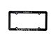 CA 1984 Corvette License Plate Frame; Black (Universal; Some Adaptation May Be Required)