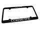 CA 1995 Corvette License Plate Frame; Black (Universal; Some Adaptation May Be Required)