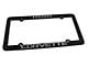 CA 1996 Corvette License Plate Frame; Black (Universal; Some Adaptation May Be Required)