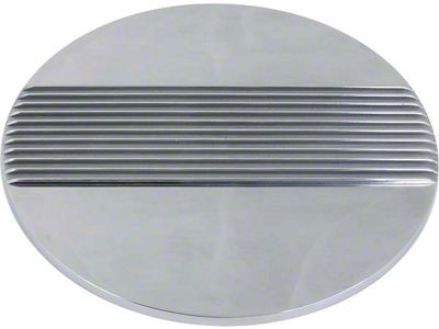 Cal Custom Air Cleaner Lid - Finned Aluminum - 14 Diameter - 260, 289 & 302 V8