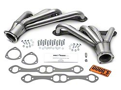 1-5/8-Inch 4-Tube Shorty Headers; Stainless Steel (82-92 V8 Camaro)