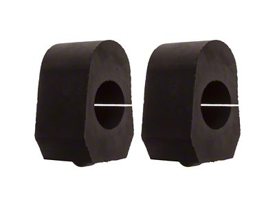 1-Inch Front Sway Bar Bushing Kit; Black (76-81 Camaro)