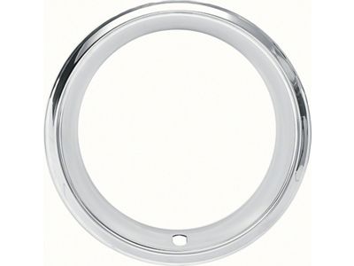 14-Inch Rally Wheel Trim; 2-7/8-Inch Deep; Stainless Steel (67-81 Camaro)