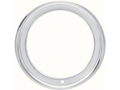 15-Inch Rally Wheel Trim; 3-Inch Deep; Stainless Steel (67-81 Camaro)