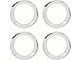 15x7 Rally Wheel Trim Ring Set with 2-5/8-Inch Deep Step Lip; Stainless Steel (67-81 Camaro)