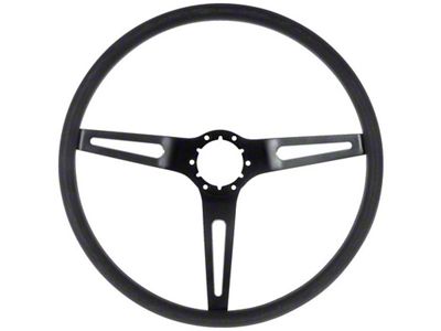 3-Spoke Comfort Grip Steering Wheel; Black (69-70 Camaro)