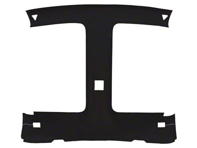 ABS Molded Plastic Headliner with Foambacked Cloth (82-92 Camaro Coupe w/ Body by Fisher T-Top)