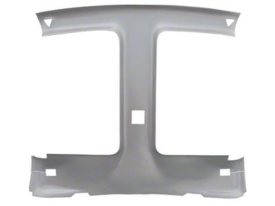 ABS Plastic Molded Headliner; Uncovered (82-92 Camaro Coupe w/ Body by Fisher T-Top)