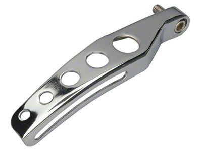 Alternator Bracket; Top; Chrome (76-86 Small Block V8 Camaro w/ Long Water Pump)